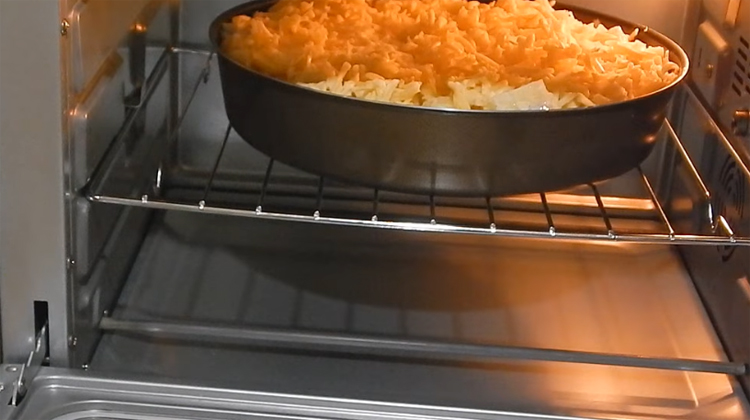 картошка с курицей в духовке