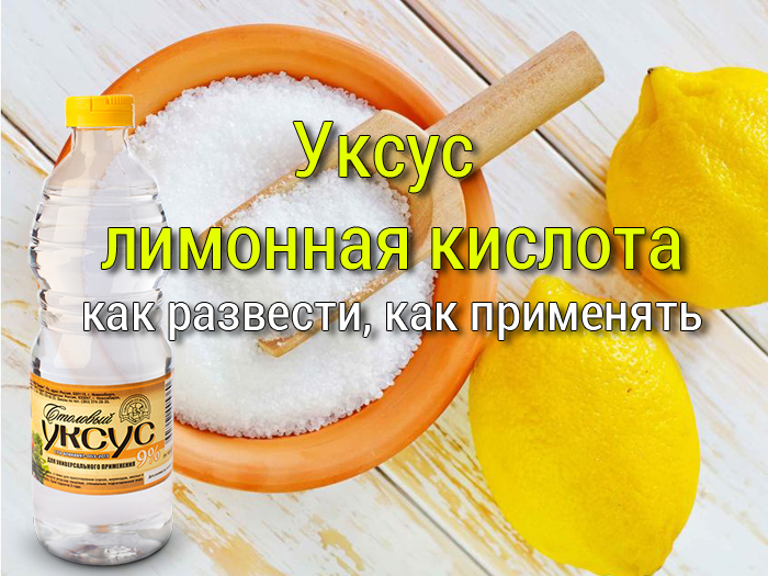 uksus-limonnaya-kislota Как экономить деньги - 5 простых правил - Простые рецепты - женский сайт