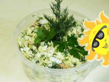 0N6428 Салат из свежей капусты - Простые рецепты - женский сайт